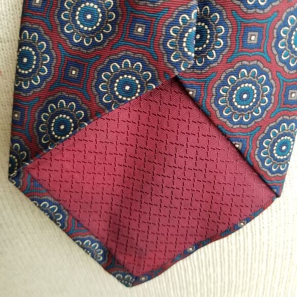 Christian Dior designer paisley silk tie - Picture 5 of 6